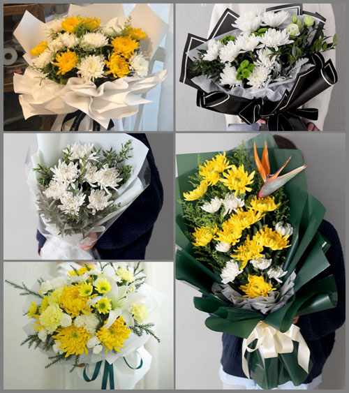 贵州毕节市赫章县财神镇红岩村白事花束代送